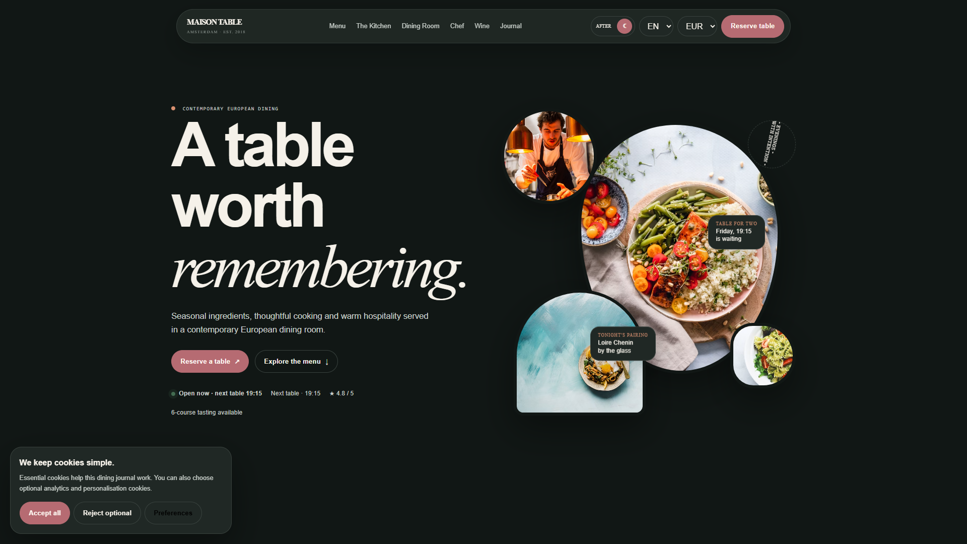 Botanica Fine Dining Restaurant Screen 4